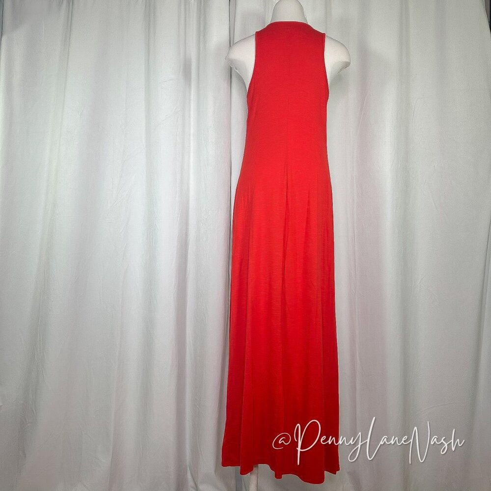 Old Navy Sleeveless Maxi Tank Dress Red - Picture 6 of 9